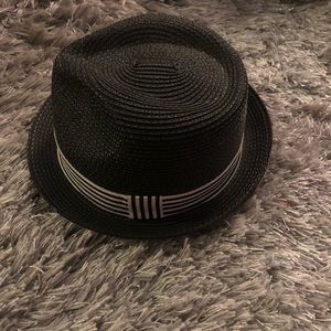 Black Straw Fedora